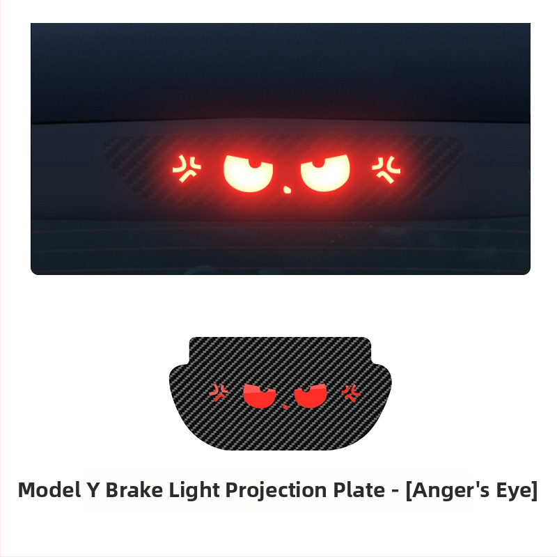 Automobilių šviesų lipdukas Tesla Model 3/Y, anglies pluošto tekstūra, anglies pluošto imitacija, tvirtinimas siurbimo puodeliu, pritaikomas