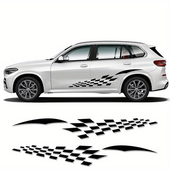 Langbeite εξωτερικό αυτοκόλλητο αμαξώματος - διακόσμηση ζώνης μέσης, μοτίβο φιγούρας, εγκατάσταση με κόλλα, αδειοδοτημένη ιδιωτική ετικέτα