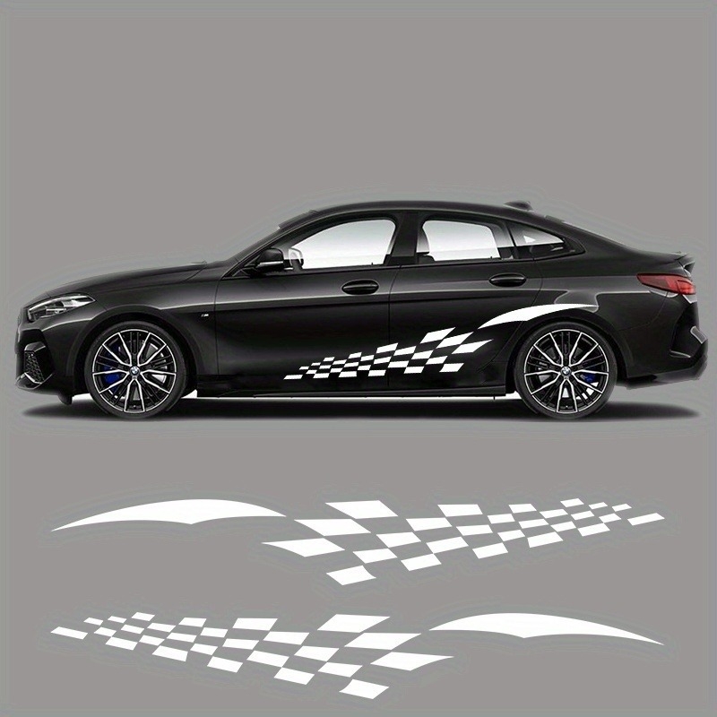 Langbeite εξωτερικό αυτοκόλλητο αμαξώματος - διακόσμηση ζώνης μέσης, μοτίβο φιγούρας, εγκατάσταση με κόλλα, αδειοδοτημένη ιδιωτική ετικέτα