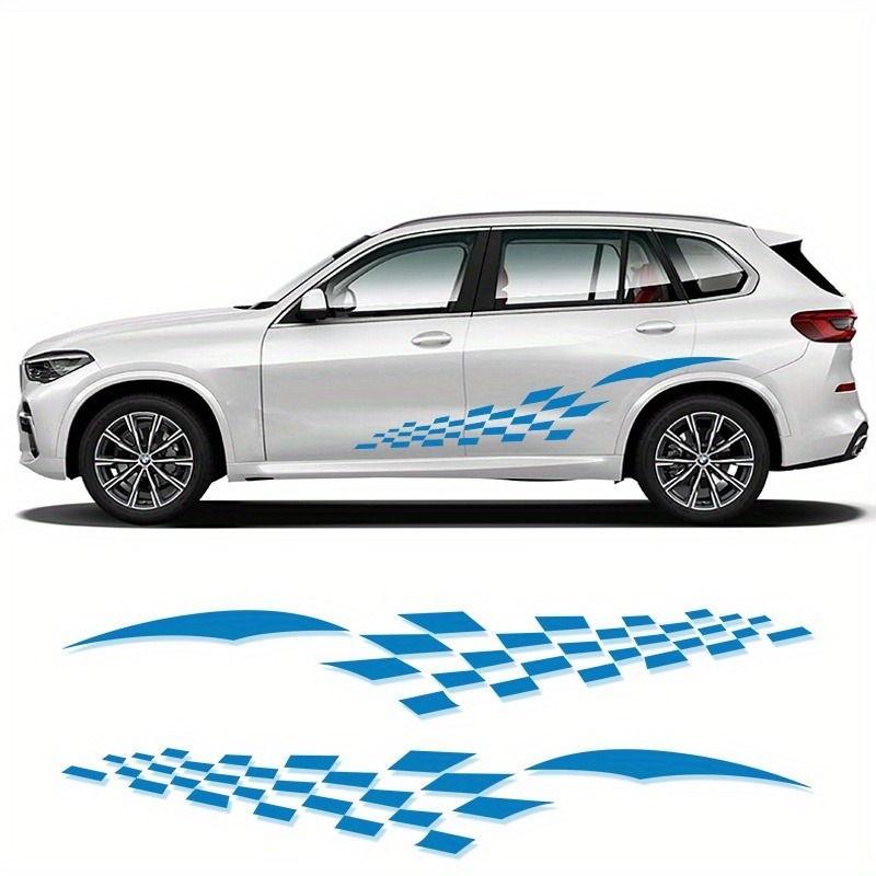 Langbeite εξωτερικό αυτοκόλλητο αμαξώματος - διακόσμηση ζώνης μέσης, μοτίβο φιγούρας, εγκατάσταση με κόλλα, αδειοδοτημένη ιδιωτική ετικέτα