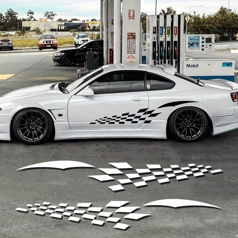 Langbeite εξωτερικό αυτοκόλλητο αμαξώματος - διακόσμηση ζώνης μέσης, μοτίβο φιγούρας, εγκατάσταση με κόλλα, αδειοδοτημένη ιδιωτική ετικέτα