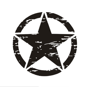 Αυτοκόλλητο καπό αυτοκινήτου Yuecai, βινύλιο, πεντακόρυφος αστέρας με τραϊμπαλ μοτίβο, αυτοκόλλητη τοποθέτηση