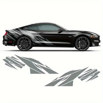 Ανώνυμο πλαϊνό αυτοκόλλητο αυτοκινήτου για σπορ αυτοκίνητα, εγκατάσταση με αυτοκόλλητο, υλικό: αυτοκόλλητο, μοτίβο: όπως φαίνεται, δυνατότητα προσαρμογής