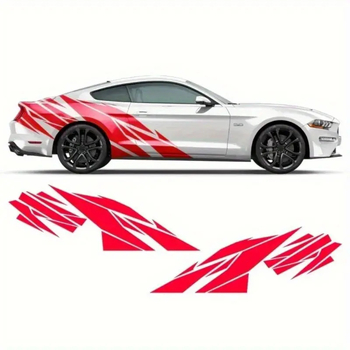 Ανώνυμο πλαϊνό αυτοκόλλητο αυτοκινήτου για σπορ αυτοκίνητα, εγκατάσταση με αυτοκόλλητο, υλικό: αυτοκόλλητο, μοτίβο: όπως φαίνεται, δυνατότητα προσαρμογής