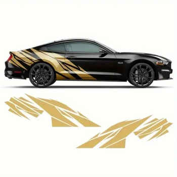Ανώνυμο πλαϊνό αυτοκόλλητο αυτοκινήτου για σπορ αυτοκίνητα, εγκατάσταση με αυτοκόλλητο, υλικό: αυτοκόλλητο, μοτίβο: όπως φαίνεται, δυνατότητα προσαρμογής