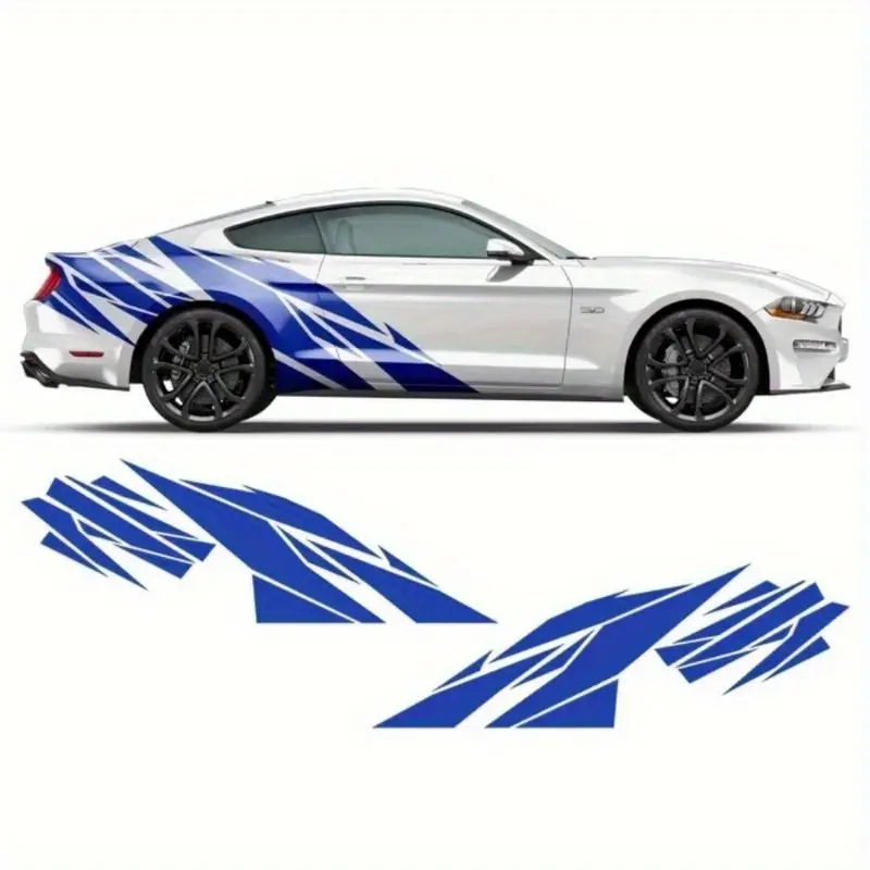 Ανώνυμο πλαϊνό αυτοκόλλητο αυτοκινήτου για σπορ αυτοκίνητα, εγκατάσταση με αυτοκόλλητο, υλικό: αυτοκόλλητο, μοτίβο: όπως φαίνεται, δυνατότητα προσαρμογής