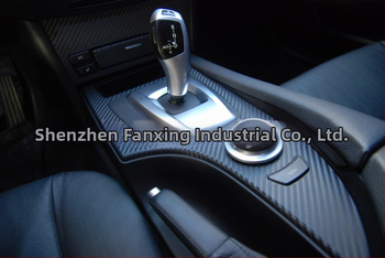 VIKIK PVC φιλμ κάλυψης αυτοκινήτου με υφή 3D ανθρακονήματος, φινίρισμα αλλαγής εμφάνισης, εγκατάσταση με κόλλα, δυνατότητα προσαρμογής