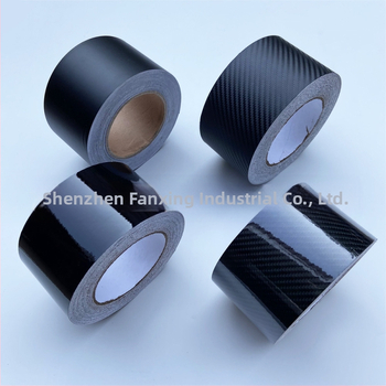 VIKIK PVC φιλμ κάλυψης αυτοκινήτου με υφή 3D ανθρακονήματος, φινίρισμα αλλαγής εμφάνισης, εγκατάσταση με κόλλα, δυνατότητα προσαρμογής