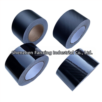 VIKIK PVC φιλμ κάλυψης αυτοκινήτου με υφή 3D ανθρακονήματος, φινίρισμα αλλαγής εμφάνισης, εγκατάσταση με κόλλα, δυνατότητα προσαρμογής