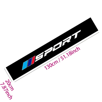 Προσαρμοζόμενος εμπρός αυτοκόλλητο για το γυάλινο SUV – Ανακλαστικά γράμματα, αυτοκόλλητο, σχέδιο: όπως φαίνεται