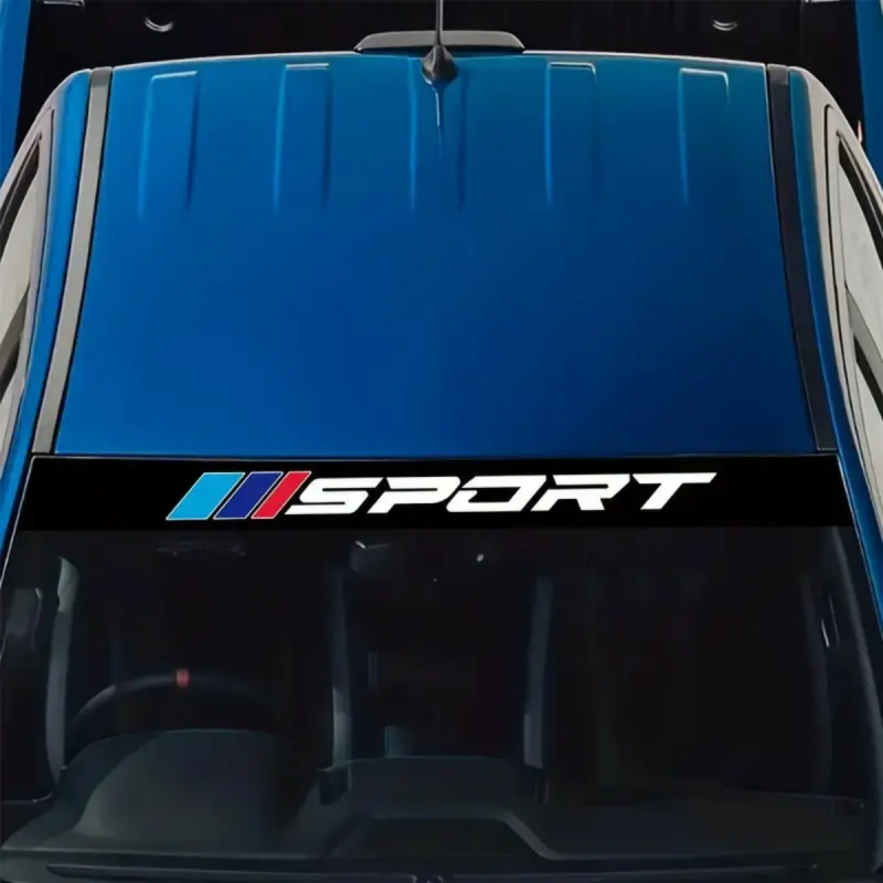 Προσαρμοζόμενος εμπρός αυτοκόλλητο για το γυάλινο SUV – Ανακλαστικά γράμματα, αυτοκόλλητο, σχέδιο: όπως φαίνεται