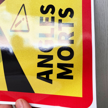 Flute ανακλαστικό αυτοκόλλητο σώματος αυτοκινήτου – προειδοποίηση για νεκρή γωνία, κολλητή εγκατάσταση, προσαρμοστικό