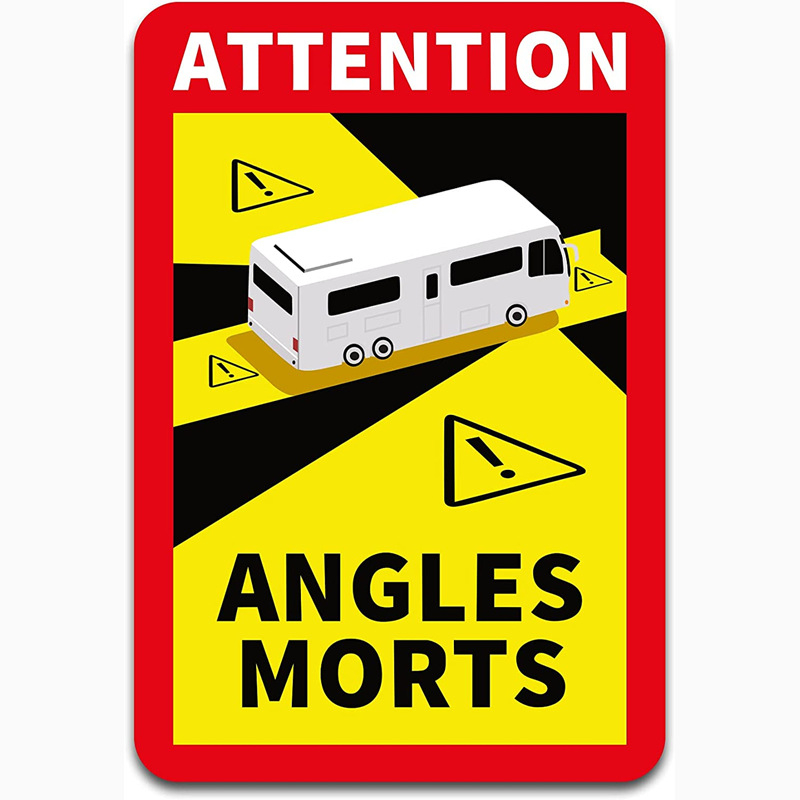 Flute ανακλαστικό αυτοκόλλητο σώματος αυτοκινήτου – προειδοποίηση για νεκρή γωνία, κολλητή εγκατάσταση, προσαρμοστικό