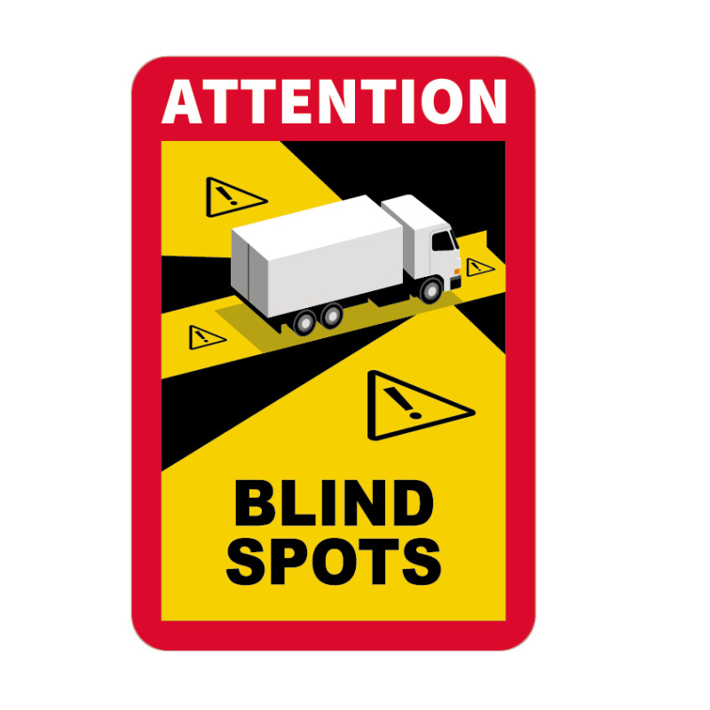 Flute ανακλαστικό αυτοκόλλητο σώματος αυτοκινήτου – προειδοποίηση για νεκρή γωνία, κολλητή εγκατάσταση, προσαρμοστικό