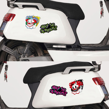 Αυτοκόλλητο κράνους μοτοσικλέτας με κλόουν σχέδιο и ανακλαστικό φινίρισμα – τύπος: αυτοκόλλητο σώματος; υλικό: αυτοκόλλητο; μοτίβο: όπως φαίνεται στην εικόνα; επεξεργασία: χωρίς παραμετροποίηση