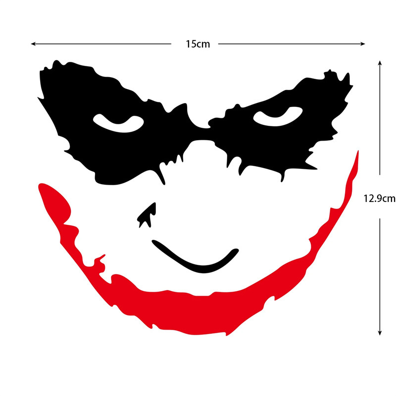 Αυτοκόλλητο κράνους μοτοσικλέτας με κλόουν σχέδιο и ανακλαστικό φινίρισμα – τύπος: αυτοκόλλητο σώματος; υλικό: αυτοκόλλητο; μοτίβο: όπως φαίνεται στην εικόνα; επεξεργασία: χωρίς παραμετροποίηση