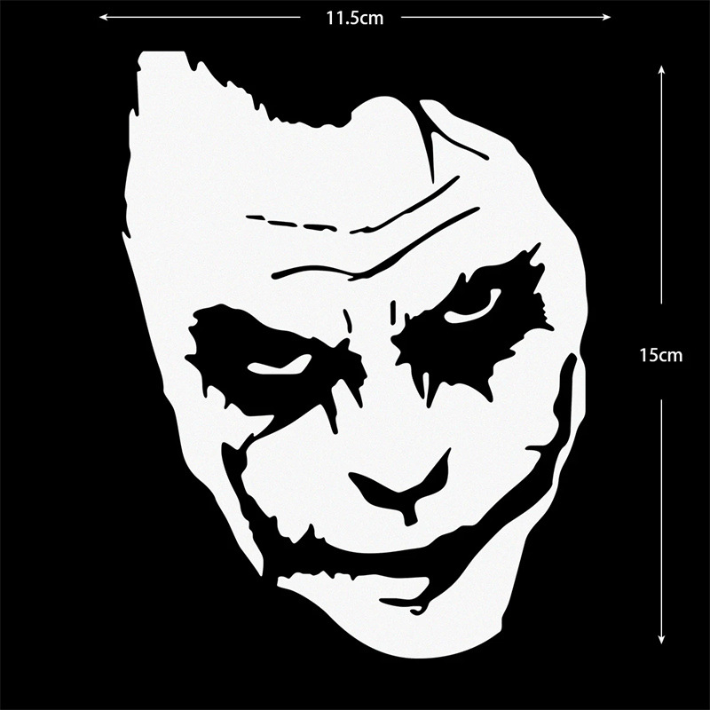 Αυτοκόλλητο κράνους μοτοσικλέτας με κλόουν σχέδιο и ανακλαστικό φινίρισμα – τύπος: αυτοκόλλητο σώματος; υλικό: αυτοκόλλητο; μοτίβο: όπως φαίνεται στην εικόνα; επεξεργασία: χωρίς παραμετροποίηση