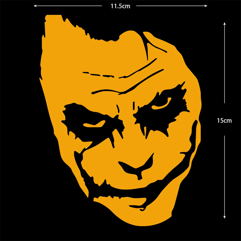 Αυτοκόλλητο κράνους μοτοσικλέτας με κλόουν σχέδιο и ανακλαστικό φινίρισμα – τύπος: αυτοκόλλητο σώματος; υλικό: αυτοκόλλητο; μοτίβο: όπως φαίνεται στην εικόνα; επεξεργασία: χωρίς παραμετροποίηση