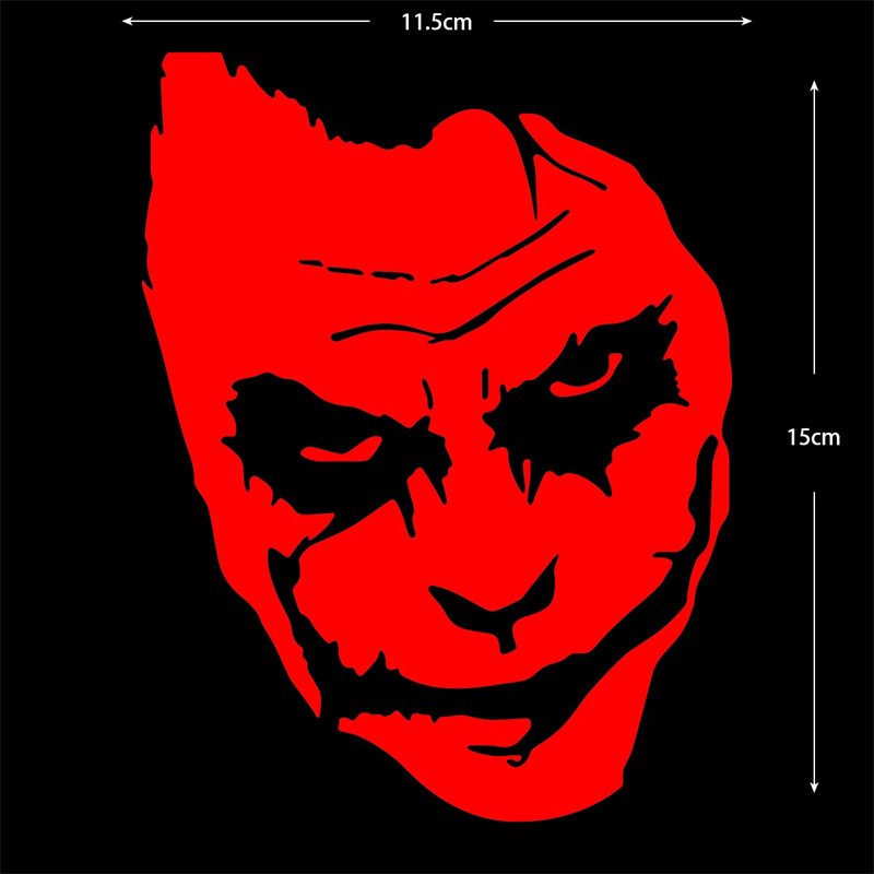 Αυτοκόλλητο κράνους μοτοσικλέτας με κλόουν σχέδιο и ανακλαστικό φινίρισμα – τύπος: αυτοκόλλητο σώματος; υλικό: αυτοκόλλητο; μοτίβο: όπως φαίνεται στην εικόνα; επεξεργασία: χωρίς παραμετροποίηση