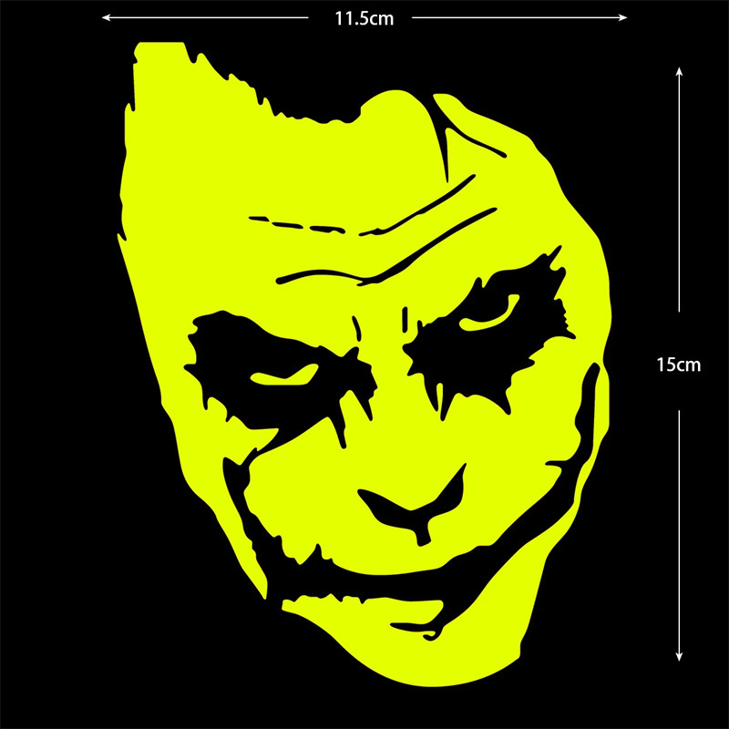 Αυτοκόλλητο κράνους μοτοσικλέτας με κλόουν σχέδιο и ανακλαστικό φινίρισμα – τύπος: αυτοκόλλητο σώματος; υλικό: αυτοκόλλητο; μοτίβο: όπως φαίνεται στην εικόνα; επεξεργασία: χωρίς παραμετροποίηση