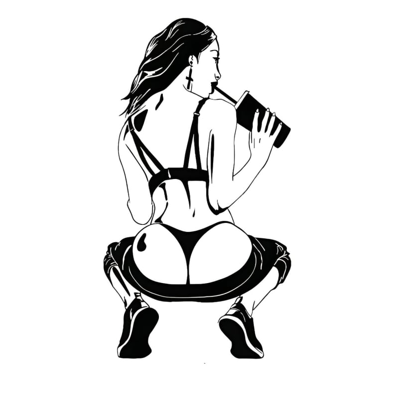 Κολλητικό αυτοκινήτου με κείμενο, Snowwood πολυαιθυλένιο, δυνατότητα προσαρμογής