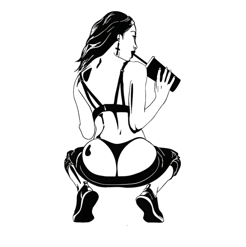 Κολλητικό αυτοκινήτου με κείμενο, Snowwood πολυαιθυλένιο, δυνατότητα προσαρμογής