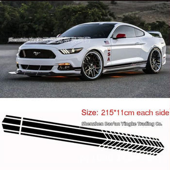 Ετικέτα πλευρικού καπακιού αυτοκινήτου με αγωνιστικές ρίγες (Y-101, Universal) – βινύλιο, ισχυρή πρόσφυση, παραμετροποιήσιμο, για πλευρικό καπάκι αυτοκινήτου