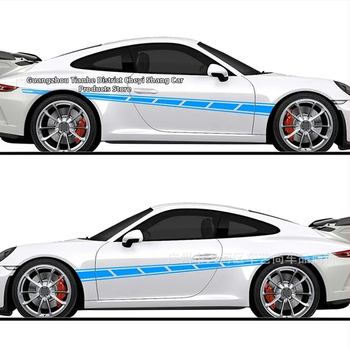 Αυτοκόλλητα για το αμάξωμα Garland μοτίβο, υλικό αυτοκόλλητο, ισχυρή πρόσφυση, εγκατάσταση με κόλλα