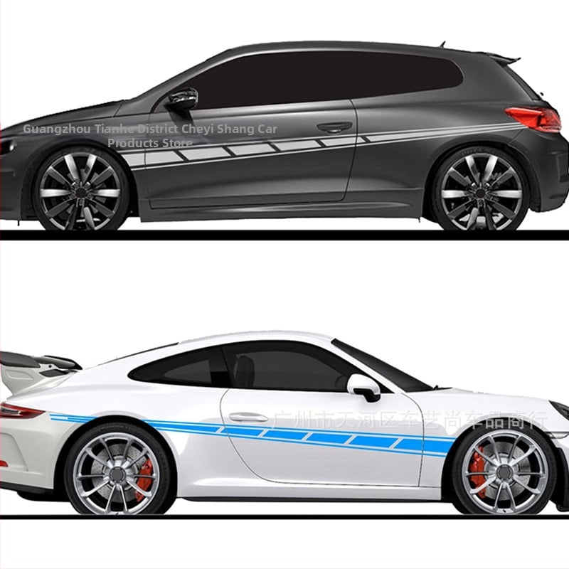 Αυτοκόλλητα για το αμάξωμα Garland μοτίβο, υλικό αυτοκόλλητο, ισχυρή πρόσφυση, εγκατάσταση με κόλλα