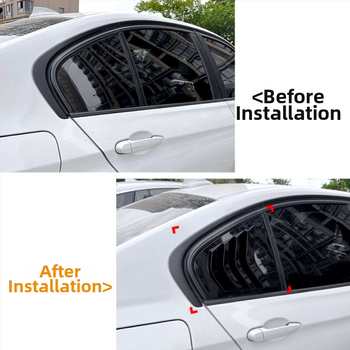 Αυτοκόλλητο αμαξώματος για BMW 3 Series E90/F30/G20, AMP-Z ABS υλικό, μοτίβο ανθρακονημάτων, αυτοκόλλητη εγκατάσταση