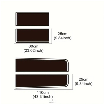 Στικέρ σώματος Dodge Ram 1500/2500 — Πλέγμα μοτίβο, Υλικό: αυτοκόλλητο, Εγκατάσταση: κολλητικό, Μάρκα: Sticky world