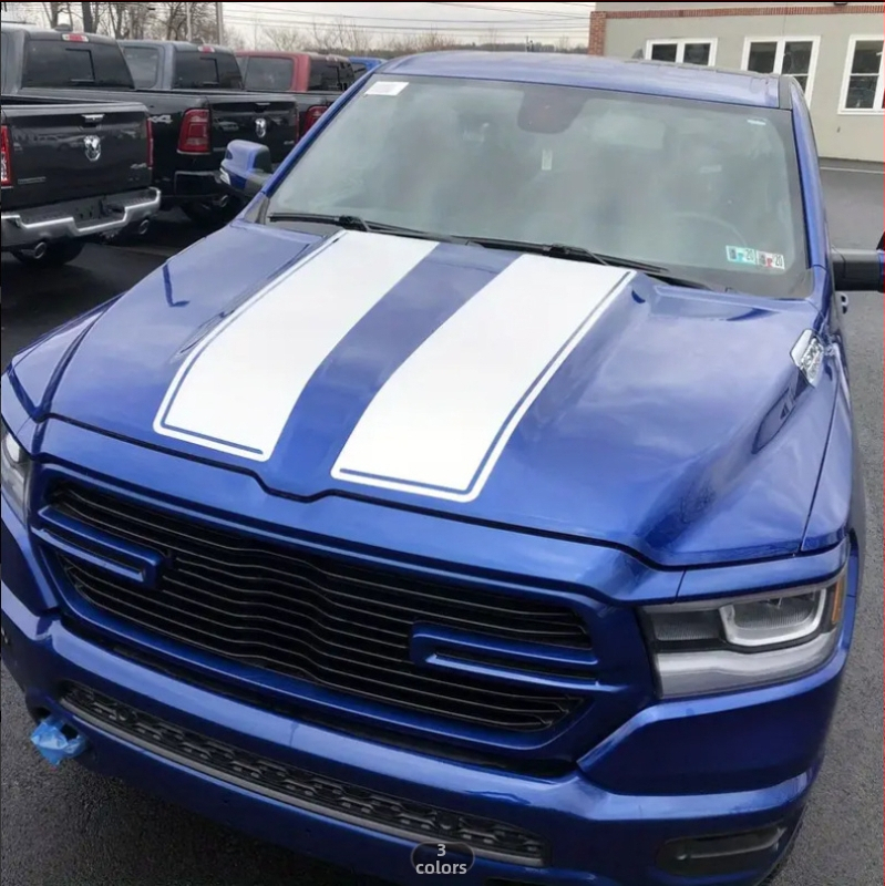 Dodge Ram 1500/2500 nálepka na karosériu — mriežkový vzor, Materiál: samolepka, Inštalácia: lepiaca, Značka: Sticky world