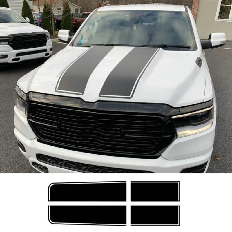 Στικέρ σώματος Dodge Ram 1500/2500 — Πλέγμα μοτίβο, Υλικό: αυτοκόλλητο, Εγκατάσταση: κολλητικό, Μάρκα: Sticky world