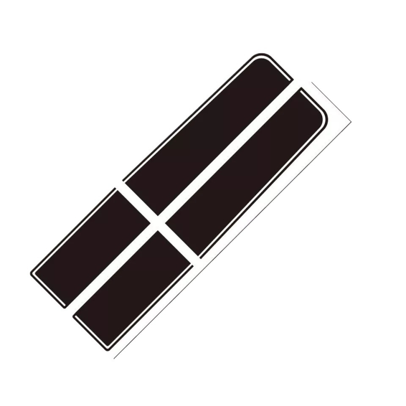 Στικέρ σώματος Dodge Ram 1500/2500 — Πλέγμα μοτίβο, Υλικό: αυτοκόλλητο, Εγκατάσταση: κολλητικό, Μάρκα: Sticky world