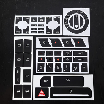 Body sticker για Audi A4 B6/B7, A6, A2, A3 – επισκευή κουμπιών με στικέρ, εγκατάσταση με κόλλα, υλικό: στικέρ