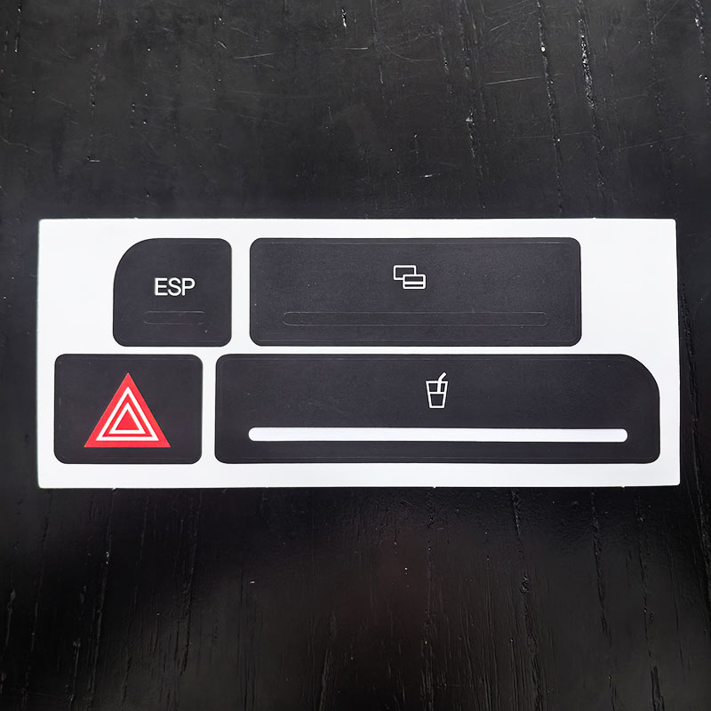 Body sticker για Audi A4 B6/B7, A6, A2, A3 – επισκευή κουμπιών με στικέρ, εγκατάσταση με κόλλα, υλικό: στικέρ