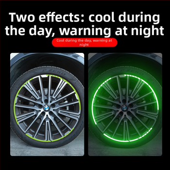 Στικέρ ζάντας αυτοκινήτου – μοτίβο μοντέλου αυτοκινήτου, κόλληση με αυτοκόλλητο, προσαρμόσιμο