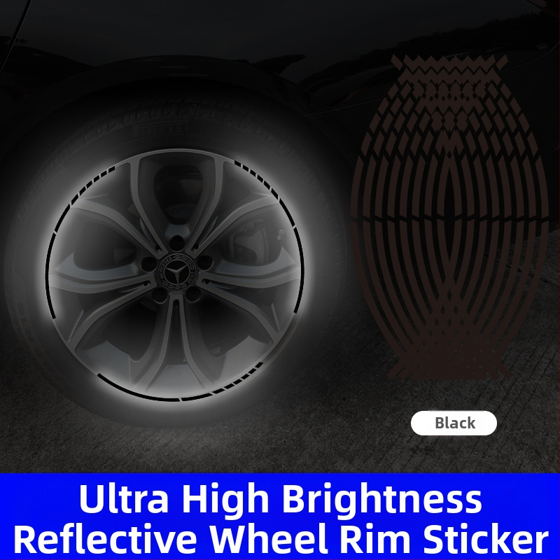 Στικέρ ζάντας αυτοκινήτου – μοτίβο μοντέλου αυτοκινήτου, κόλληση με αυτοκόλλητο, προσαρμόσιμο