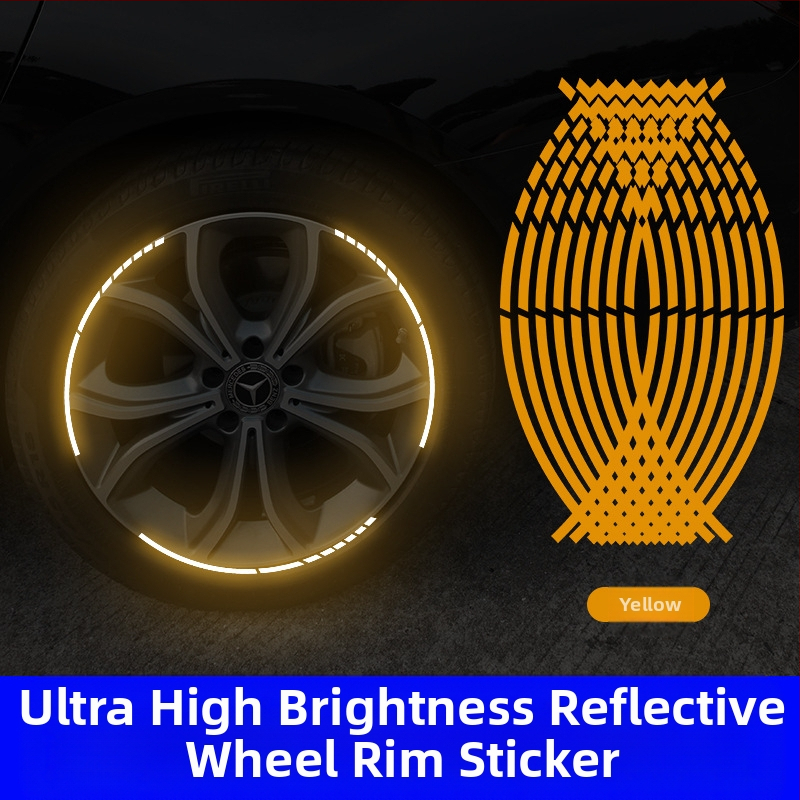 Στικέρ ζάντας αυτοκινήτου – μοτίβο μοντέλου αυτοκινήτου, κόλληση με αυτοκόλλητο, προσαρμόσιμο