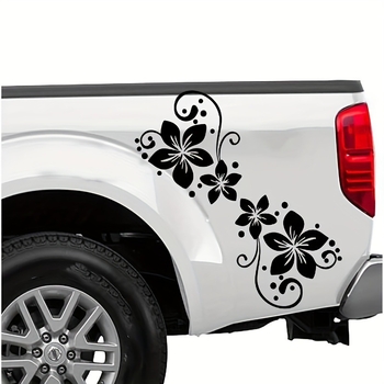 Αυτοκόλλητο σώματος με μοτίβο λουλουδιών-κουκκίδων, αδιάβροχο, UV-ανθεκτικό, αυτοκόλλητη τοποθέτηση