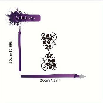 Αυτοκόλλητο σώματος με μοτίβο λουλουδιών-κουκκίδων, αδιάβροχο, UV-ανθεκτικό, αυτοκόλλητη τοποθέτηση