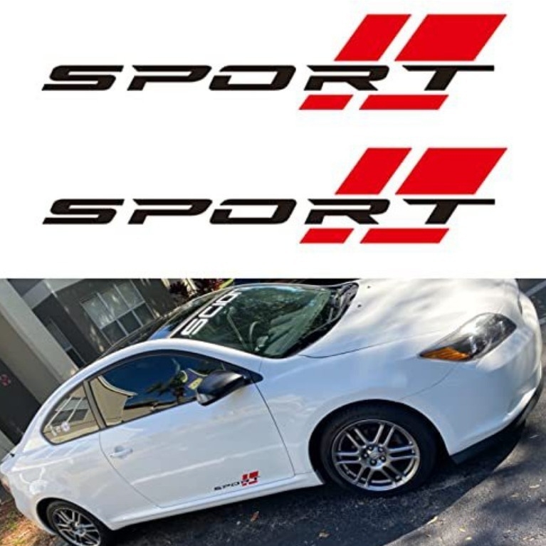 Shenwinfy Sport Letter Decal για το πλαϊνό μέρος φορτηγού – βινύλιο αυτοκόλλητο σώματος, τύπος κόλλας, μοτίβο 1, Μάρκα Sticky World