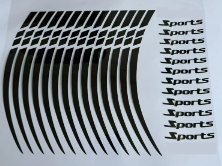 Στικέρ κέντρου ζάντας αυτοκινήτου, ανακλαστικό διακοσμητικό γράμμα J100, αυτοκόλλητο με κόλλα