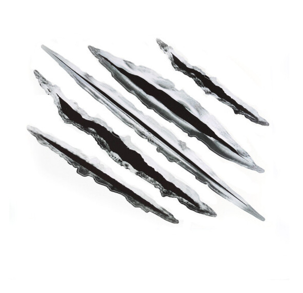 Αυτοκόλλητο αμαξώματος αυτοκινήτου, 3D υλικό, καρτούν σχέδιο, ισχυρή πρόσφυση, κατάλληλο για αυτοκίνητα