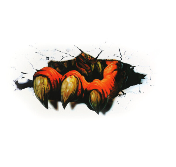 Αυτοκόλλητο αμαξώματος αυτοκινήτου, 3D υλικό, καρτούν σχέδιο, ισχυρή πρόσφυση, κατάλληλο για αυτοκίνητα