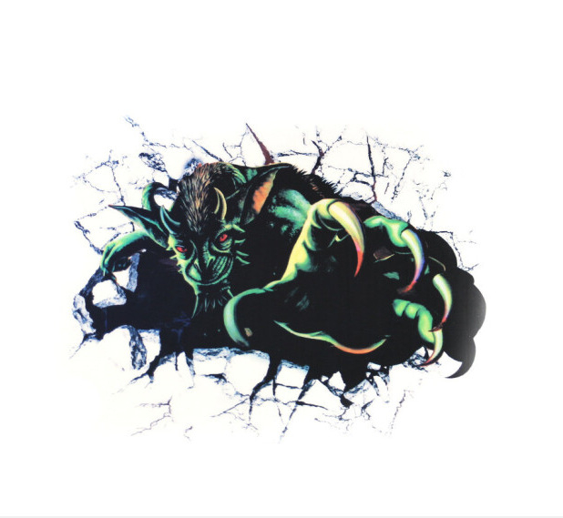 Αυτοκόλλητο αμαξώματος αυτοκινήτου, 3D υλικό, καρτούν σχέδιο, ισχυρή πρόσφυση, κατάλληλο για αυτοκίνητα