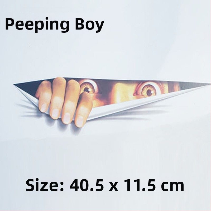 Αυτοκόλλητο αμαξώματος αυτοκινήτου, 3D υλικό, καρτούν σχέδιο, ισχυρή πρόσφυση, κατάλληλο για αυτοκίνητα