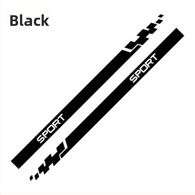 Πλευρικός αυτοκόλλητος λωρίδας αυτοκινήτου — Προσαρμόσιμο διακοσμητικό για ολόκληρο το αυτοκίνητο, Αντι-σύγκρουσης κόλλα, Εγκατάσταση με βεντούζα, Card Vernon Cool Sticker