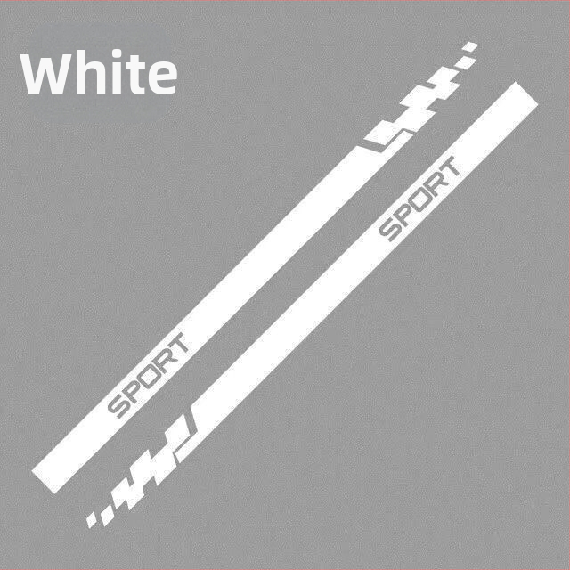 Πλευρικός αυτοκόλλητος λωρίδας αυτοκινήτου — Προσαρμόσιμο διακοσμητικό για ολόκληρο το αυτοκίνητο, Αντι-σύγκρουσης κόλλα, Εγκατάσταση με βεντούζα, Card Vernon Cool Sticker