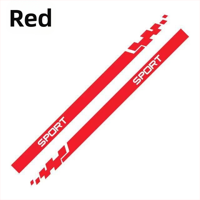 Πλευρικός αυτοκόλλητος λωρίδας αυτοκινήτου — Προσαρμόσιμο διακοσμητικό για ολόκληρο το αυτοκίνητο, Αντι-σύγκρουσης κόλλα, Εγκατάσταση με βεντούζα, Card Vernon Cool Sticker